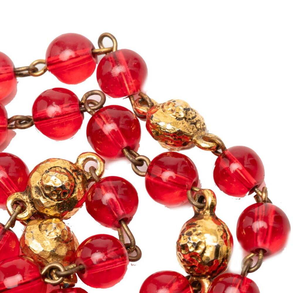 CHANEL Vintage Red Necklace - Picture 4 of 7